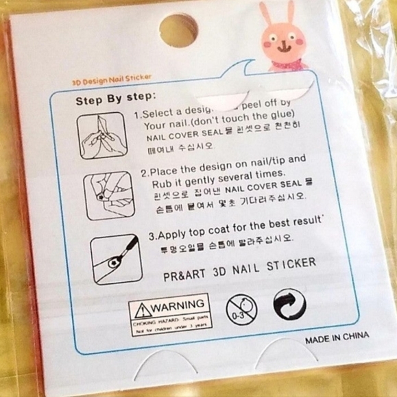 NWT Hello Kitty Nail Art Design Stickers N°1 FRIENDSHIP! - Picture 10 of 14